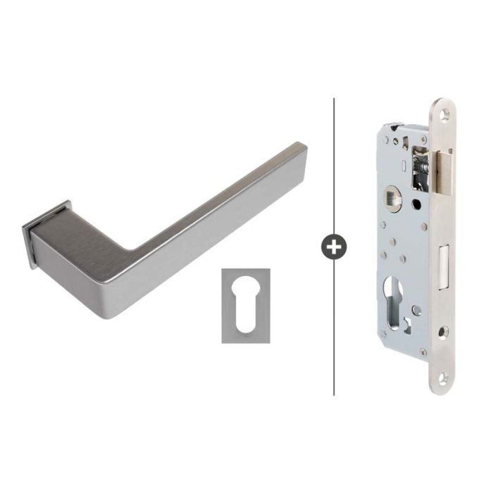 Skantrae Hang- en Sluitwerkpakket Quadrate 28 minimal - Cilinderslot - RVS (837) Skantrae Hang- en Sluitwerkpakket Quadrate 28 minimal - Cilinderslot - RVS (837)