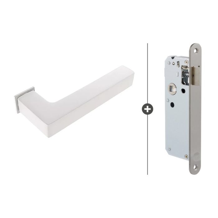 Skantrae Hang- en Sluitwerkpakket Squared 20 Minimal - Wit (814) RVS Loopslot HR Skantrae Hang- en Sluitwerkpakket Squared 20 Minimal - Wit (814) RVS Loopslot HR