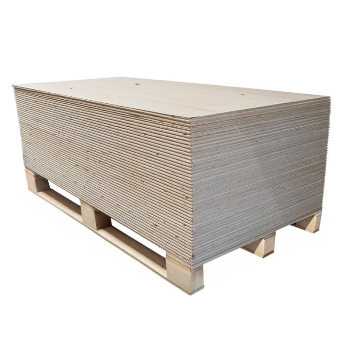 Fins Vuren Underlayment Palletvoordeel - 18 mm - 2440x1220 Mes en Groef HR Pallet volle platen MG
