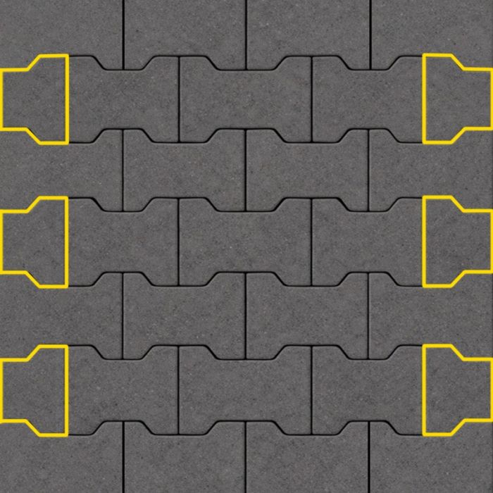 Halve H-klinkers Antraciet Hoofdafbeelding Uitgelicht