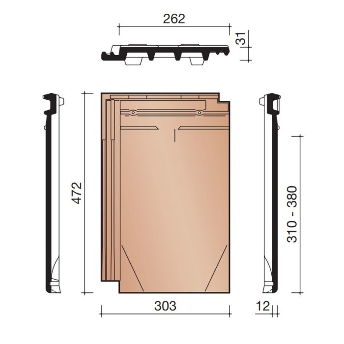Koramic Alegra 10 Ventilatiepan 