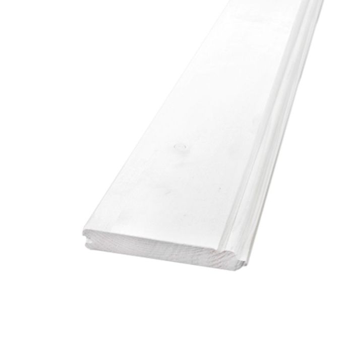 Kraaldelen Vuren Wit gegrond 18x115 mm Kraaldelen Vuren Wit gegrond 18x115 mm