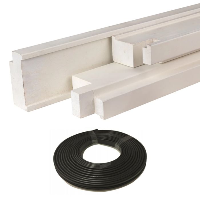 Meranti Kozijnen met losse kaderband Meranti Kozijnen met losse kaderband