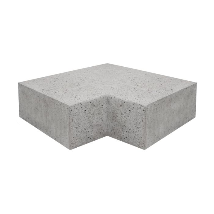 Oud Hollandse Hoekstuk Traptrede 90° binnen - 37x15 cm Oud Hollandse Hoekstuk Traptrede 90° binnen - 37x15 cm