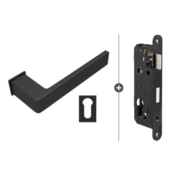 Skantrae Hang- en Sluitwerkpakket Quadrate 28 minimal - Cilinderslot - Zwart (835) Skantrae Hang- en Sluitwerkpakket Quadrate 28 minimal - Cilinderslot - Zwart (835)