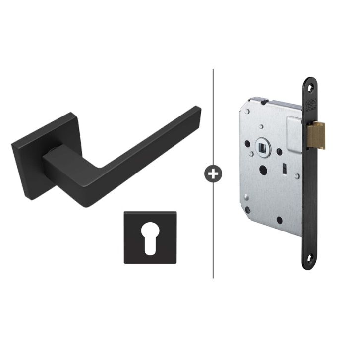 Skantrae HSP Quadrate 28 Regular - Cilinderslot - Zwart (2076)