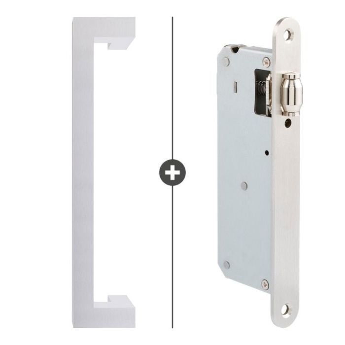 Skantrae Scharnierdeur Hang- en Sluitwerkpakket Tupelo 30 - RVS (707)