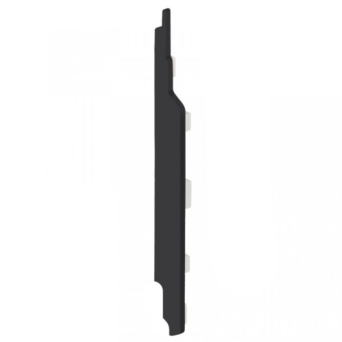 VinyPlus Eindkap links voor rondkantpaneel 150 mm Zwart VinyPlus Eindkap links voor rondkantpaneel 150 mm Zwart