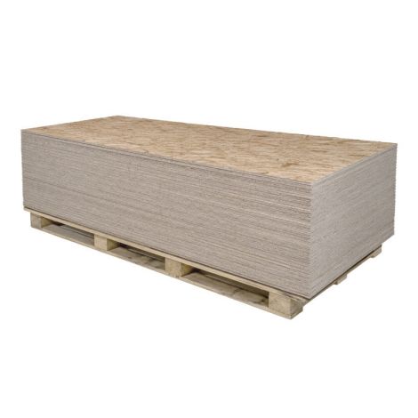 OSB 3 Plaat Palletvoordeel - 9 mm - 2440x1220 Rechte Kant (208,38 m²) KC Hoofdafbeelding