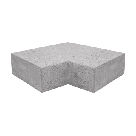 Oud Hollandse Traptrede Hoekstuk 90° binnen 40x20