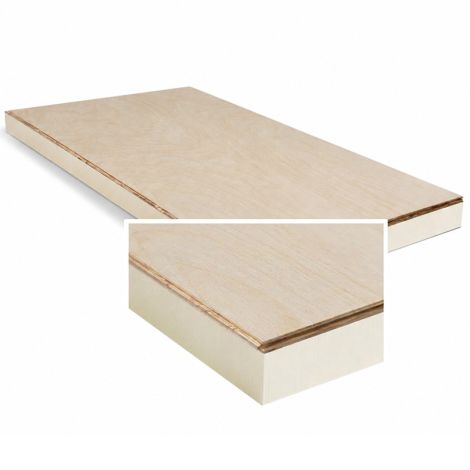 PIR + Underlayment 2440x600x80+18 mm Rd:3.65 (=1,46 m²) Hoofdafbeelding