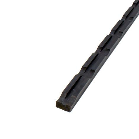 Vuren Ventilatielat Geïmpregneerd Zwart Gegrond 28x45