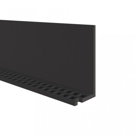 VinyPlus Ventilatieprofiel 50x25x2 mm Zwart (bestelnr. 0423)