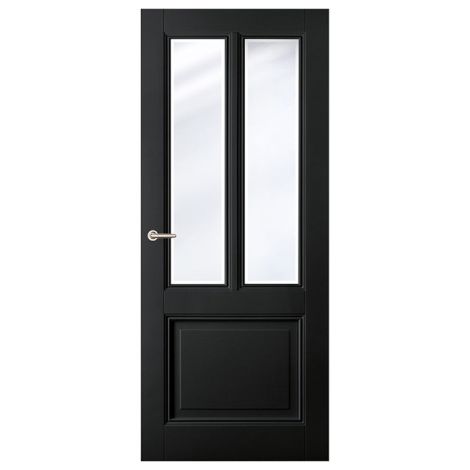 Austria Classic Black Aerdenhout Satijn Facetglas - 231,5x93 cm - Stomp 