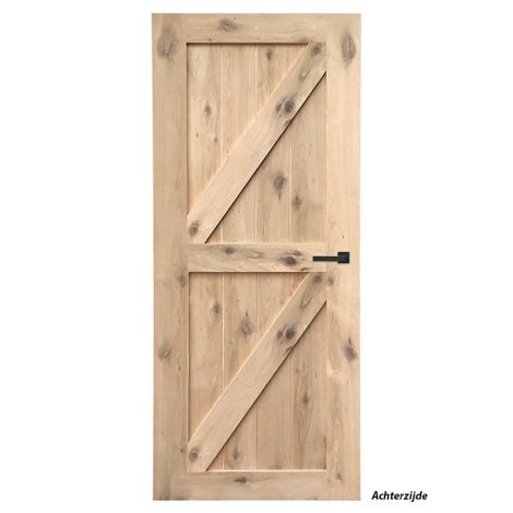 Austria Cabana Roble Dos Rechts - 211,5 x 93 cm Achterzijde - Stomp