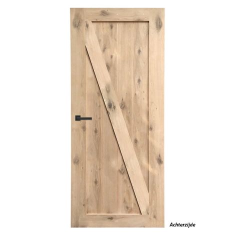 Austria Cabana Roble Uno Links - 211,5 x 93 cm Achterzijde - Stomp