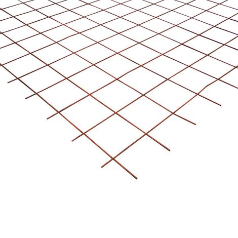 Bouwstaalmat Onbehandeld ∅ 5 mm - 2x3 meter (PS130A)