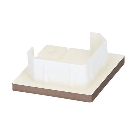 Keralit Eindkap voor Hoekprofiel 32x32 mm Bruingrijs  (classic colours) (bestelnr. 2829)