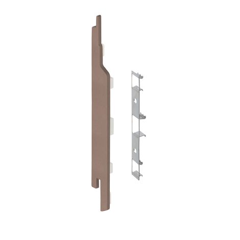 Keralit Eindkap links voor sponningdeel 143 mm Bruingrijs (classic colours) (bestelnr. 2860)