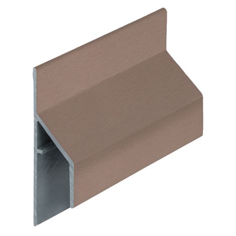 Keralit Trimkraal Aansluitprofiel 17 mm Bruingrijs  (classic colours) (bestelnr. 2810)