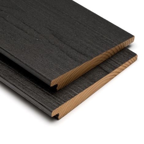 ModiWood Colour Zweeds Rabat XL Zwart 20x185x4800 mm