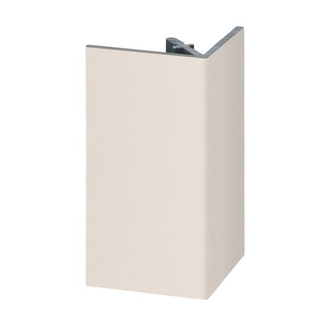 Keralit Uitwendig Hoekprofiel Recht 46x46 mm Creme - 4000 mm