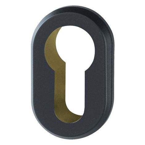 Austria Smalslot Cilinderrozet Zwart