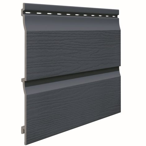 Eurotexx Dubbel Rabat 332 mm Antraciet - paneel à 6000 mm Hoofdafbeelding