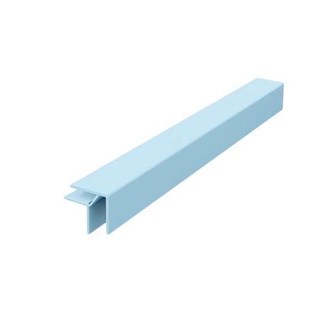 Eurotexx Hoekprofiel 2-delig 17 mm Lichtblauw (bestelnr. 0443)