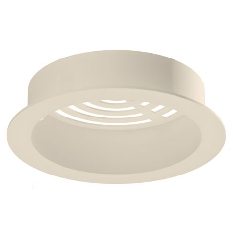 Florence Buitenplafond Ventilatierooster Ø 66 mm Crème HR