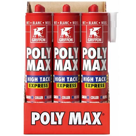 Griffon Kit Polymax High Tack Express 435 gr - Wit (Doos à 12 stuks) HR