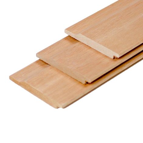 Halfhouts Rabat Meranti 18x130 mm - 245 cm - 5 stuks per bundel