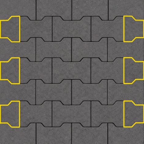 Halve H-klinkers Antraciet Hoofdafbeelding Uitgelicht