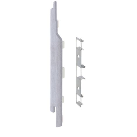 Keralit Eindkap links voor sponningdeel 143 mm Wit Eiken (modern eiken) (bestelnr. 2860)