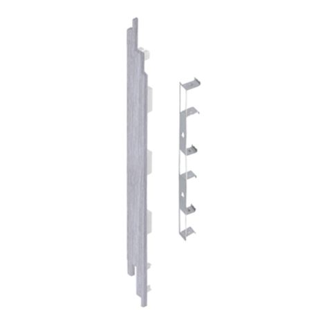 Keralit Eindkap links voor sponningdeel 190 mm Wit Eiken (modern eiken) (bestelnr. 2884)