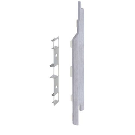 Keralit Eindkap rechts voor sponningdeel 143 mm Wit Eiken (modern eiken) (bestelnr. 2865)