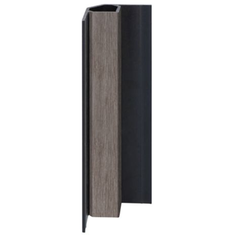 Keralit Inwendig Hoekprofiel Taupe Eiken - 4000 mm