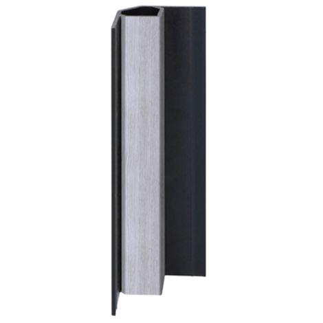 Keralit Inwendig Hoekprofiel Wit Eiken - 4000 mm