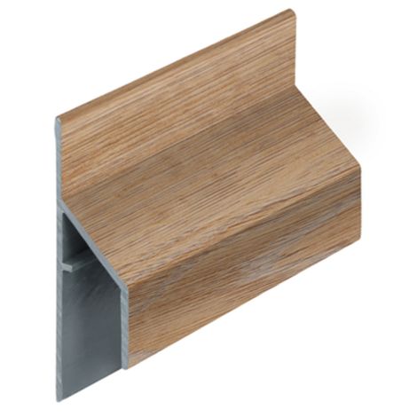 Keralit Trimkraal Aansluitprofiel 17 mm Natuur Eiken (modern eiken) (bestelnr. 2810)