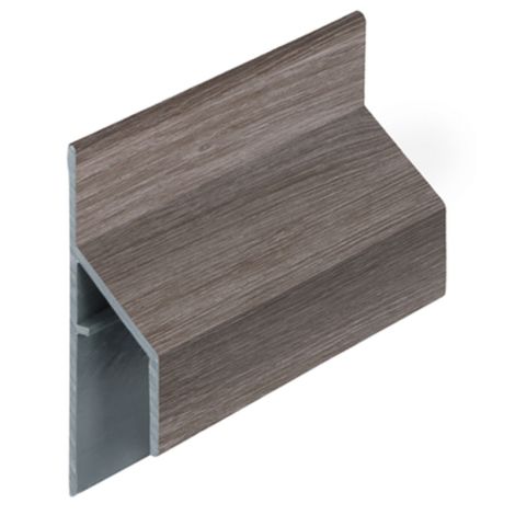 Keralit Trimkraal Aansluitprofiel 17 mm Taupe Eiken (modern eiken) (bestelnr. 2810)