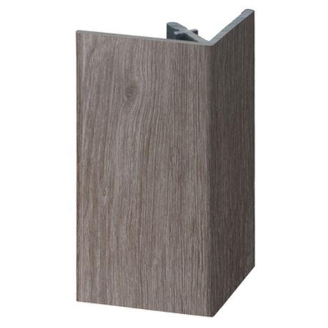 Keralit Uitwendig Hoekprofiel Recht 46x46 mm Taupe Eiken - 4000 mm