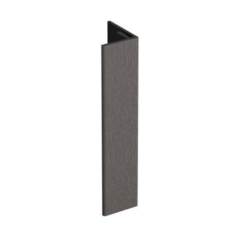 Keralit Verlengd Eindprofiel 17x44 mm Kwartsgrijs (classic colours) (bestelnr. 2811)