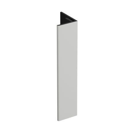 Keralit Verlengd Eindprofiel 17x44 mm Wit (classic colours) (bestelnr. 2811)