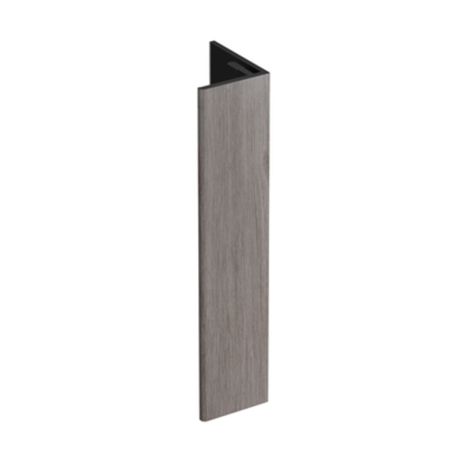 Keralit Verlengd Eindprofiel 17x44 mm Taupe Eiken (modern eiken) (bestelnr. 2811)