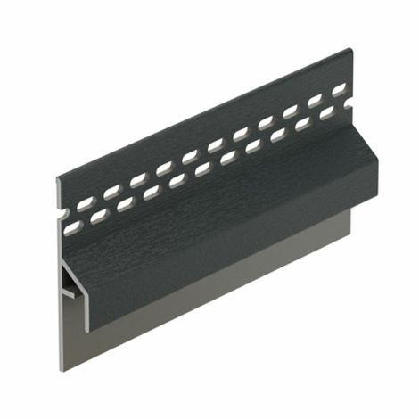 Keralit Trim/Kraal Ventilatieprofiel Dakrand Antraciet - 6000 mm HR