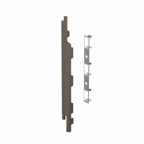 Keralit Eindkap links voor sponningdeel 167 mm Kwartsgrijs (classic colours) (bestelnr. 2839)