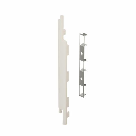 Keralit Eindkap links voor sponningdeel 167 mm Wit (classic colours) (bestelnr. 2839)