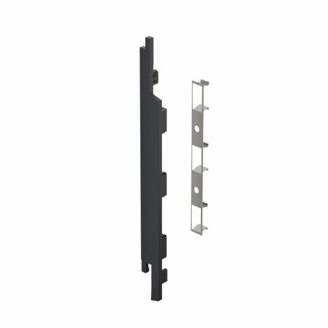 Keralit Eindkap links voor sponningdeel 167 mm Zwart Eiken (modern eiken) (bestelnr. 2839)
