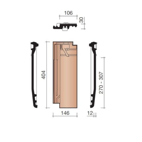 Koramic Datura Halve Pan - Leikleur Mat Engobe (703)