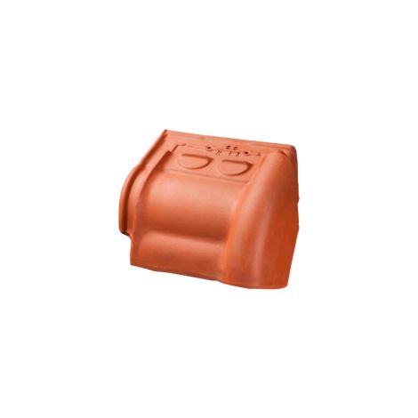 Koramic Tuile du Nord 44 Rechter Gevelknikpan - Natuurrood (600)